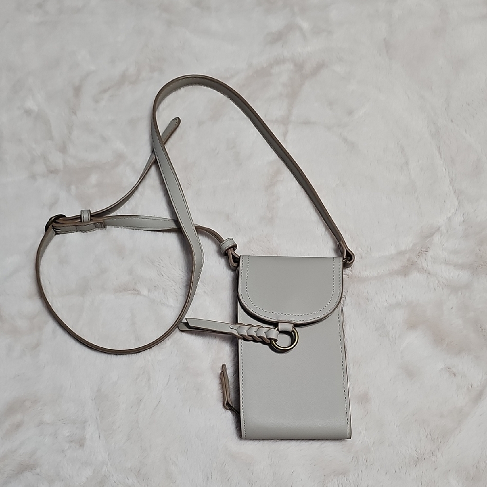 Gray Crossbody Bag